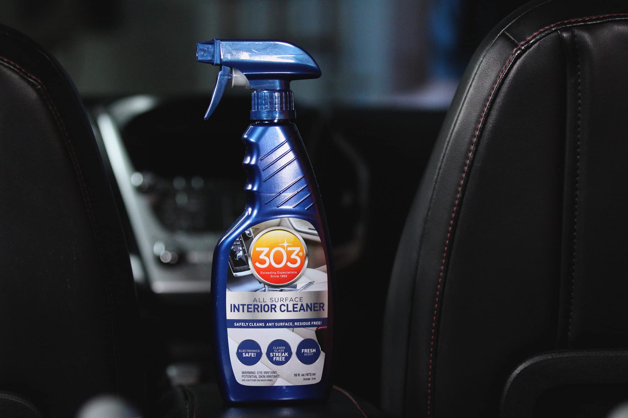 Interior Cleaner 303 Products - Cleans Any Surface Easily, Residue Free - Great for Use on Touch Screens, Including LCD - Cleans Glass Streak Free, 16 fl. oz. (30588)