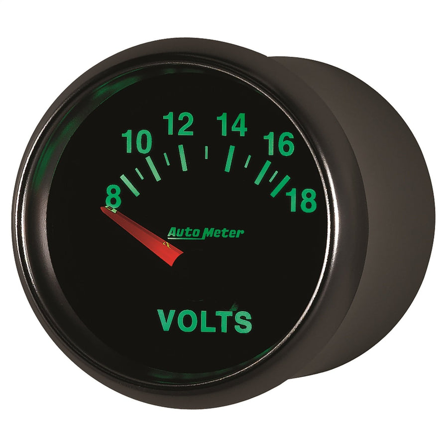 Auto Meter 2-1/16" 8-18V Short Sweep Electric Voltmeter GS 3892
