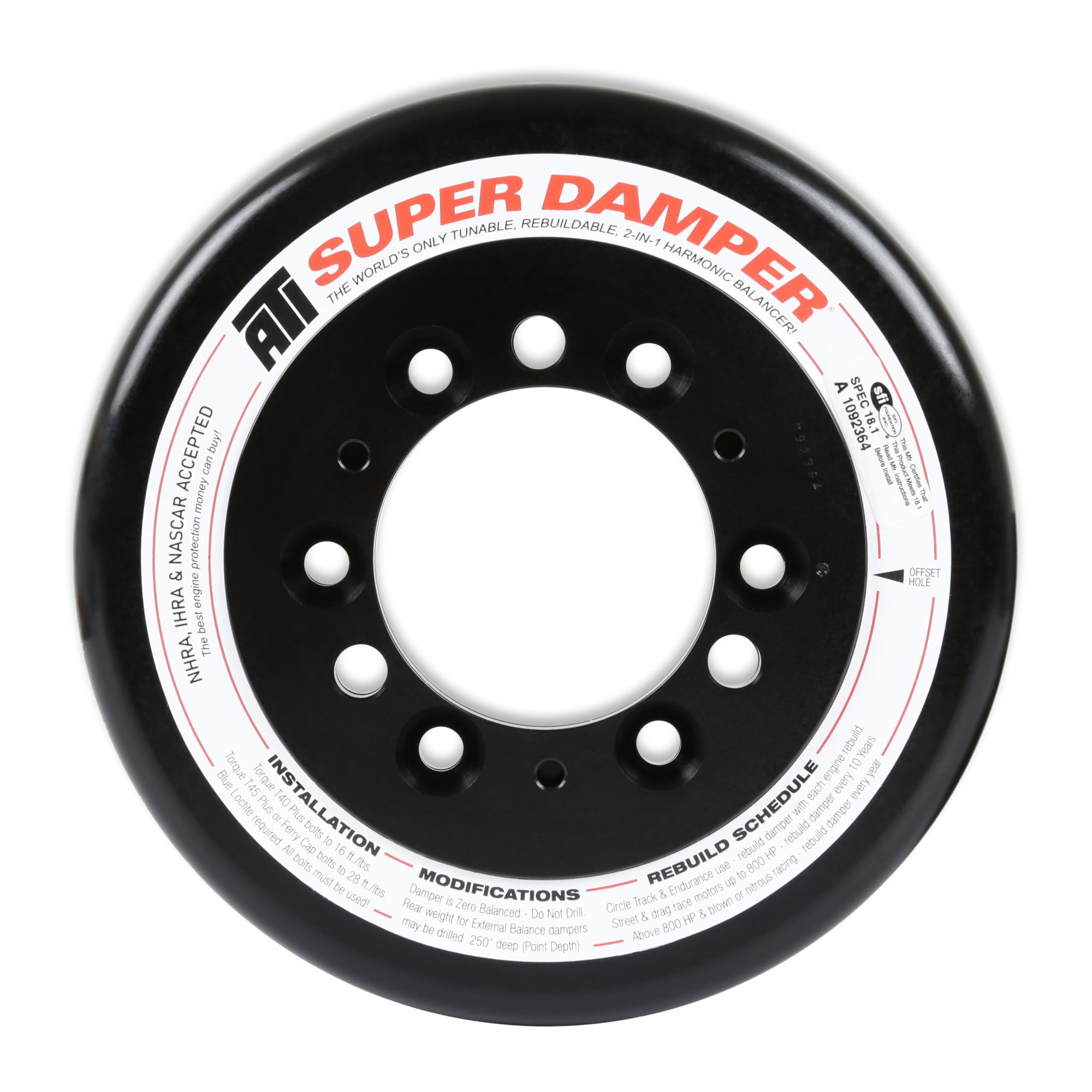 97-360 Holley Replacement Harmonic Damper/Balancer