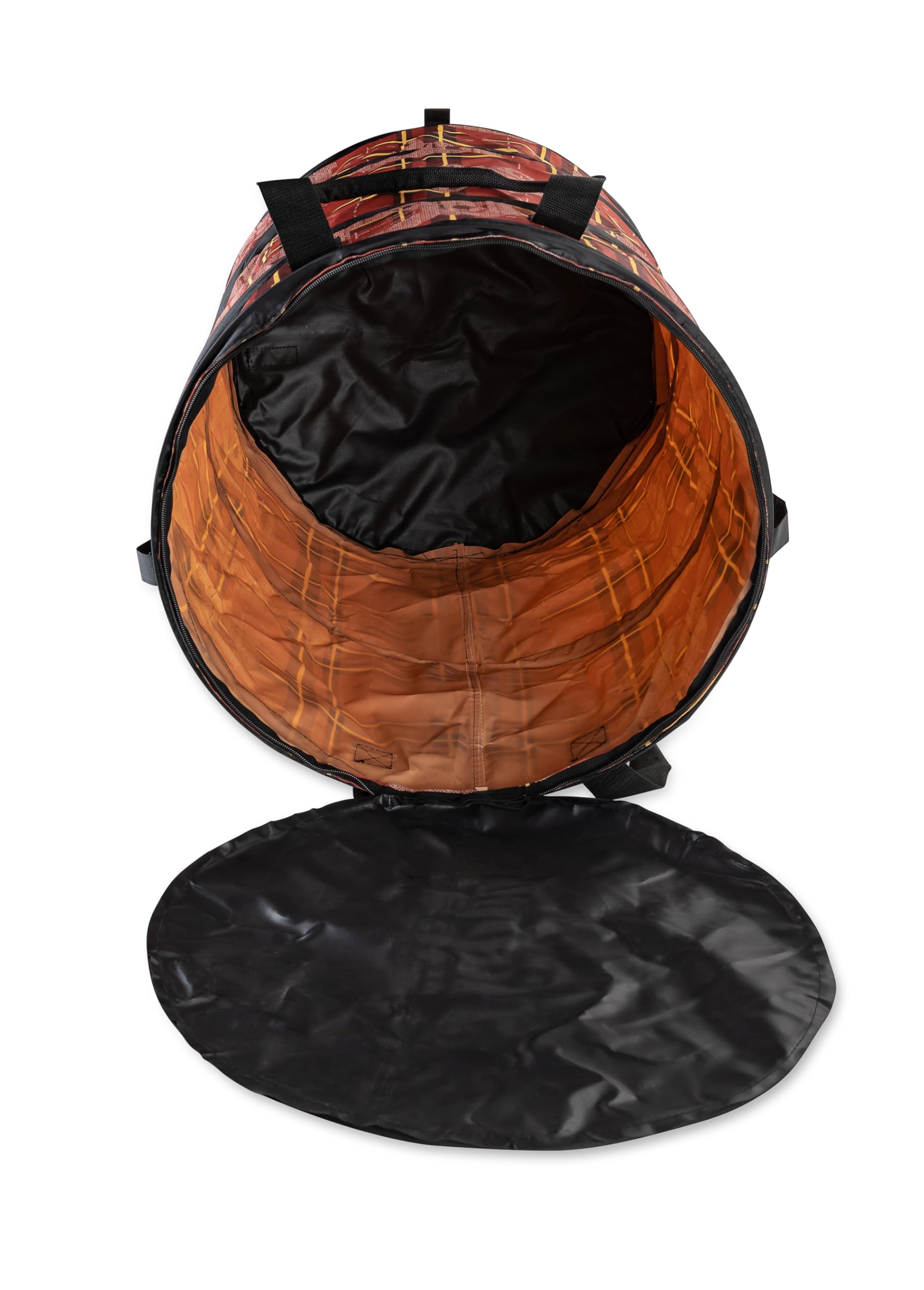 Camco Utility Container Pop-Up - Use as Collapsible Trash Can When Camping - Holds 30-Gallon Kitchen-Size Trash Bags - 2-Ft Tall & Collapses for RV Storage and Organization (53489)