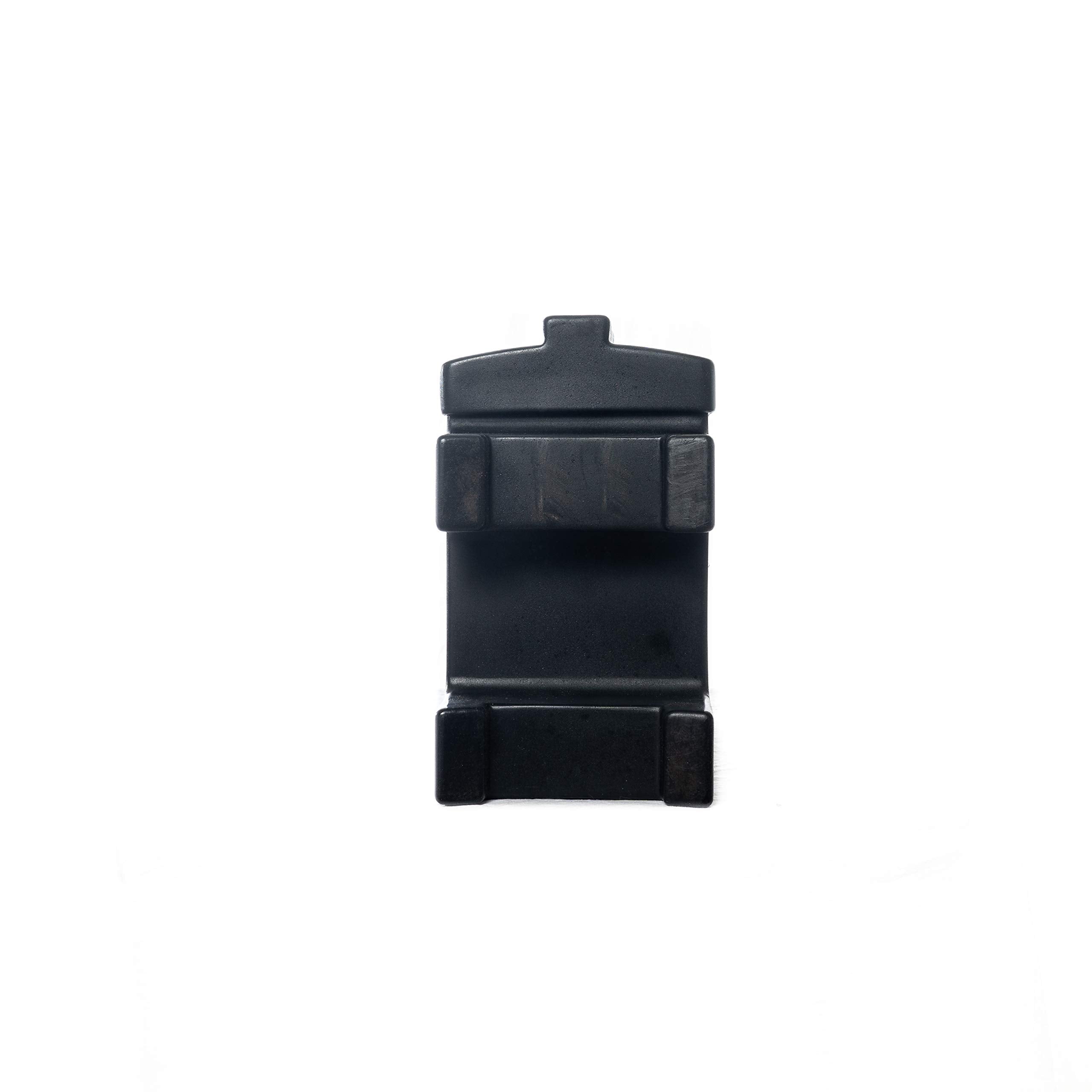 Brick Holder Capsule Feeders for up to Four, 4 lb Salt, Mineral, and Attractant Bricks with Mounting Straps, Black