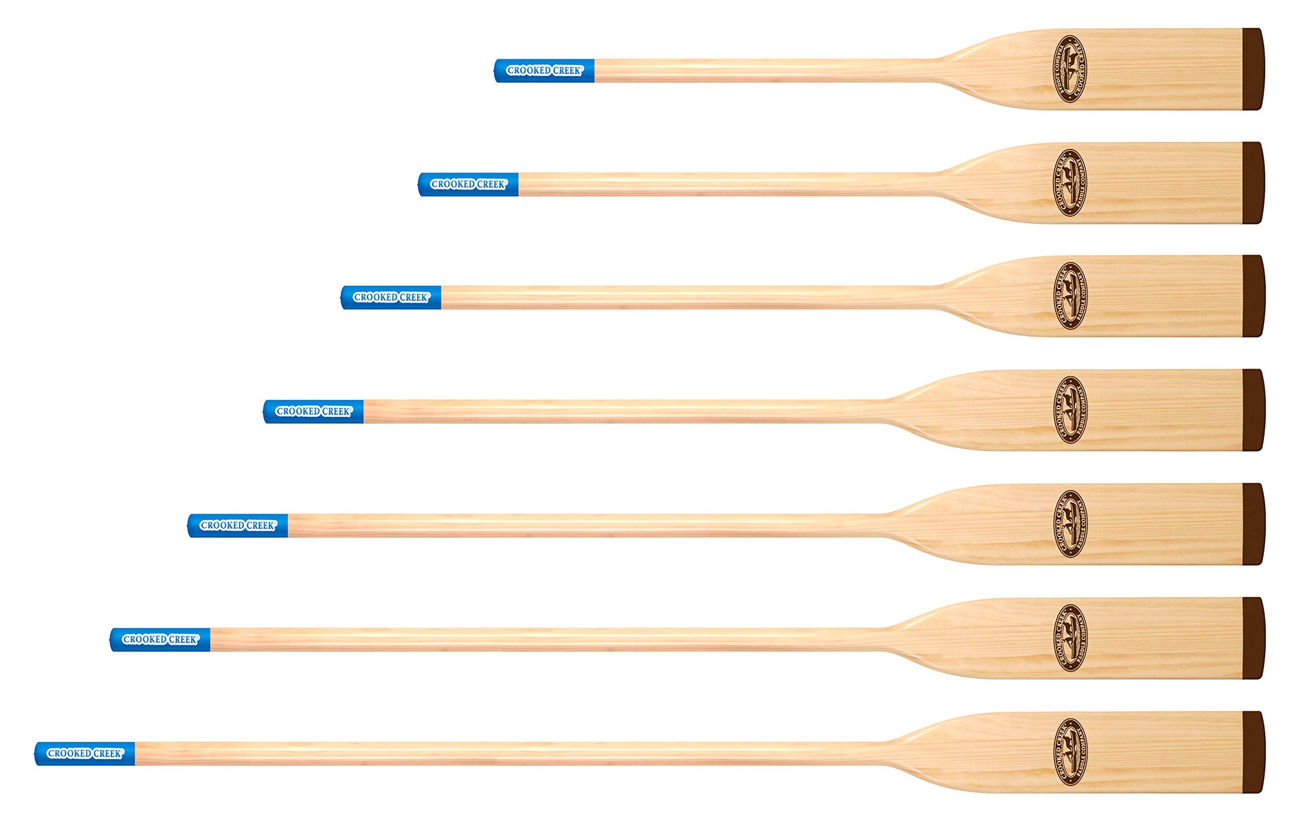 Camco 8-foot Crooked Creek Wooden Boat Oar with Grip - Features Multi-Ply Laminated Construction for Added Strength - Lightweight, Waterproof Finish (50406)