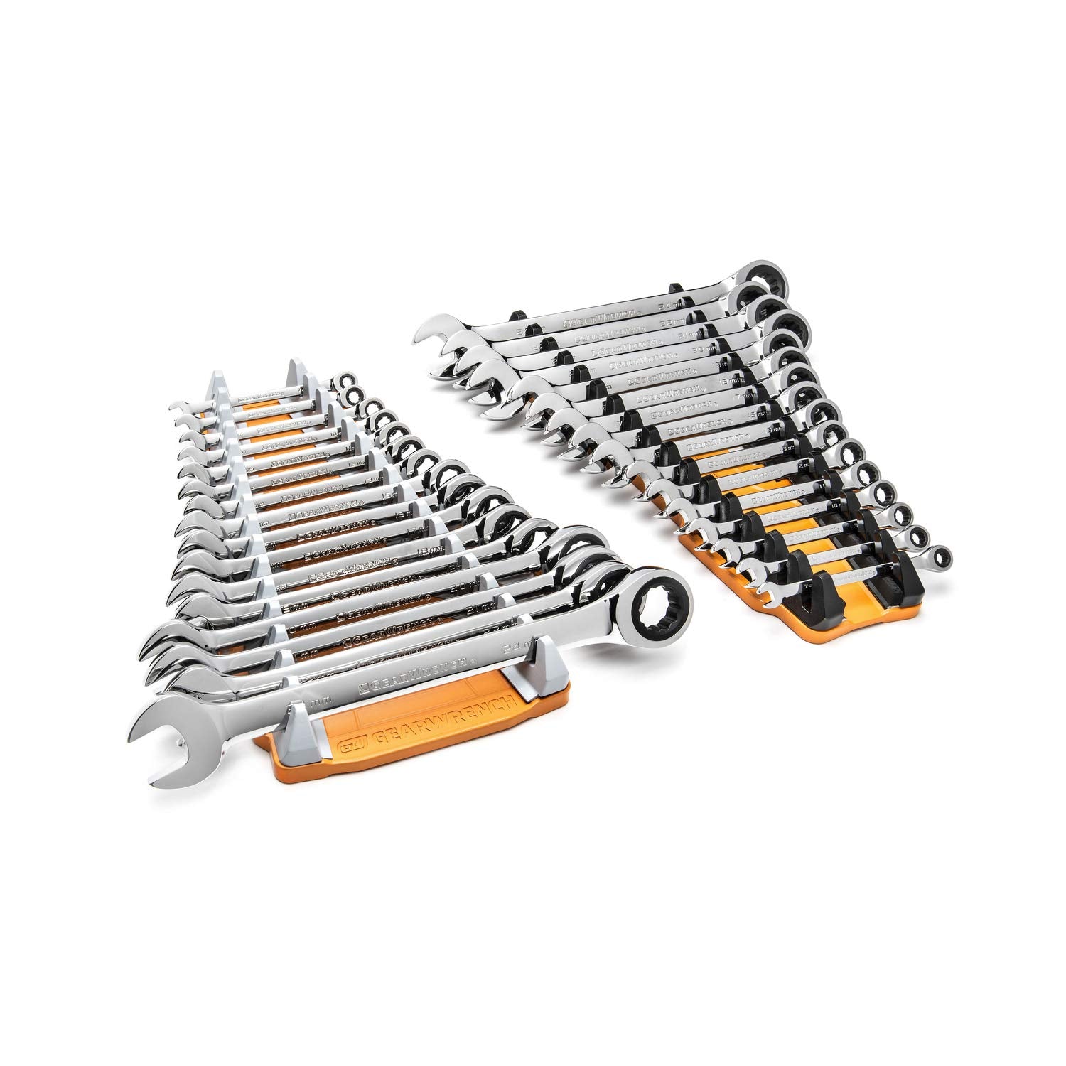 2 Pc. GEARWRENCH Reversible Wrench Rack, 16 Slot - 83121