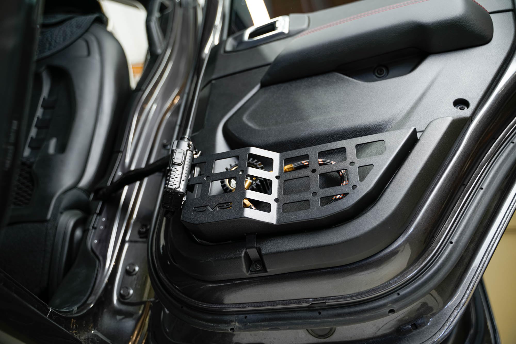 Rear Door Pocket Molle Panels DV8 Offroad for The 2018-2025 Jeep Wrangler JL & 2020-2025 Jeep Gladiator JT | Molle Design Allows for Multiple Gear Mounting Solutions
