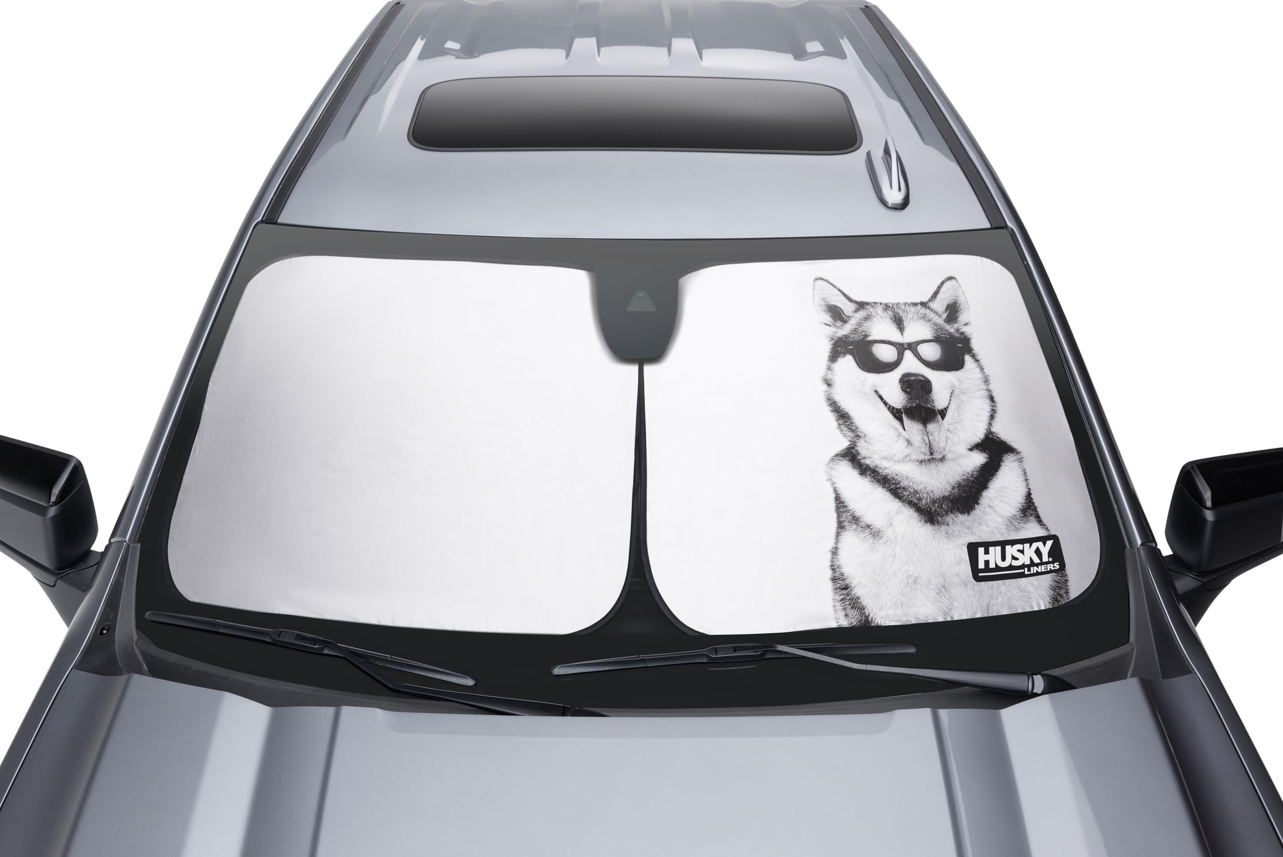 Husky Liners Sunshade Custom Fit | Fits 2022-2024 Toyota Tundra, Crew Cab; 2023-2024 Toyota Sequoia, 1 pc. | Silver - 97014