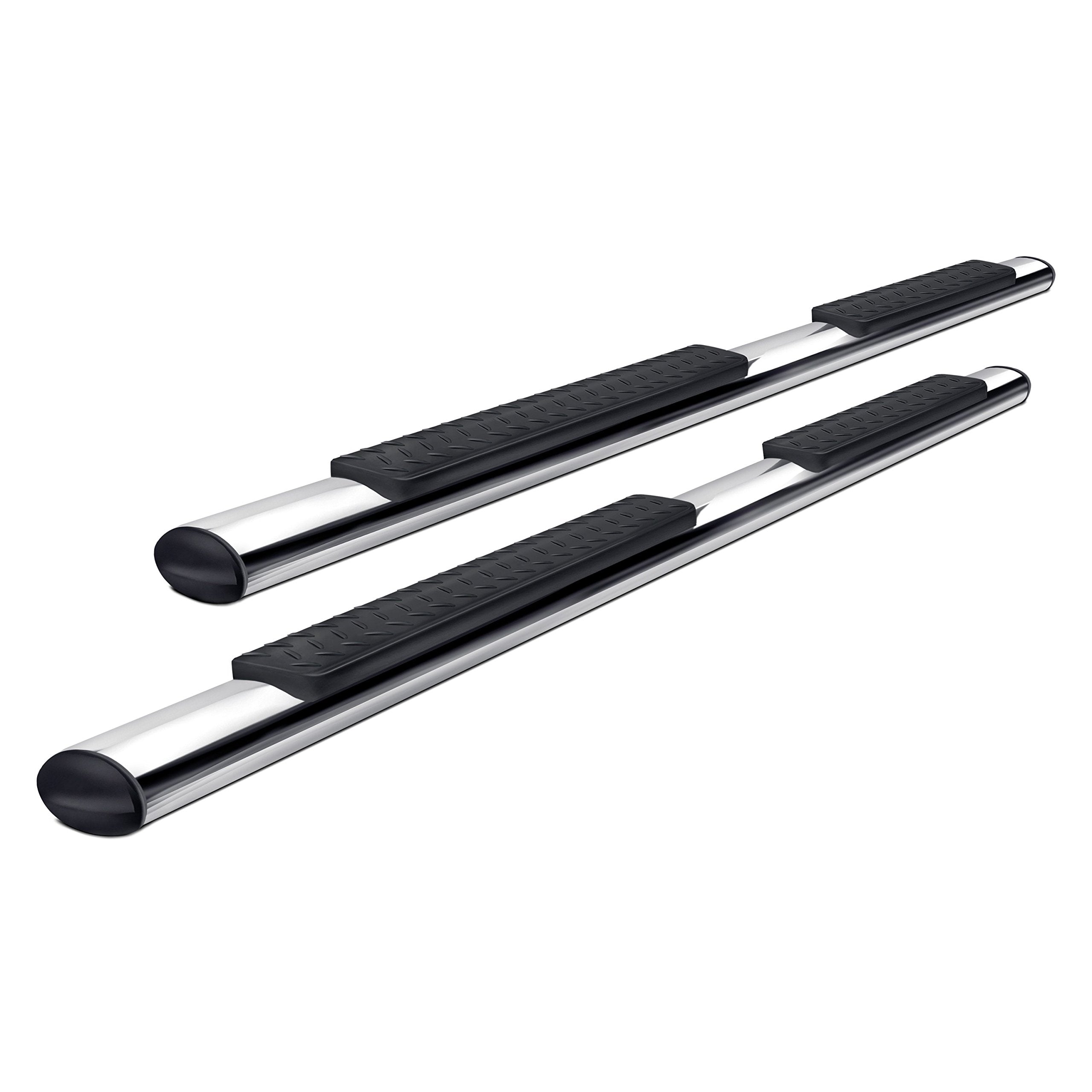 OEM Replica Black Horse Side Steps Stainless Steel Compatible with 2011-2025 Dodge Durango (Excl. GT and SRT Models)-9B070203SSOV