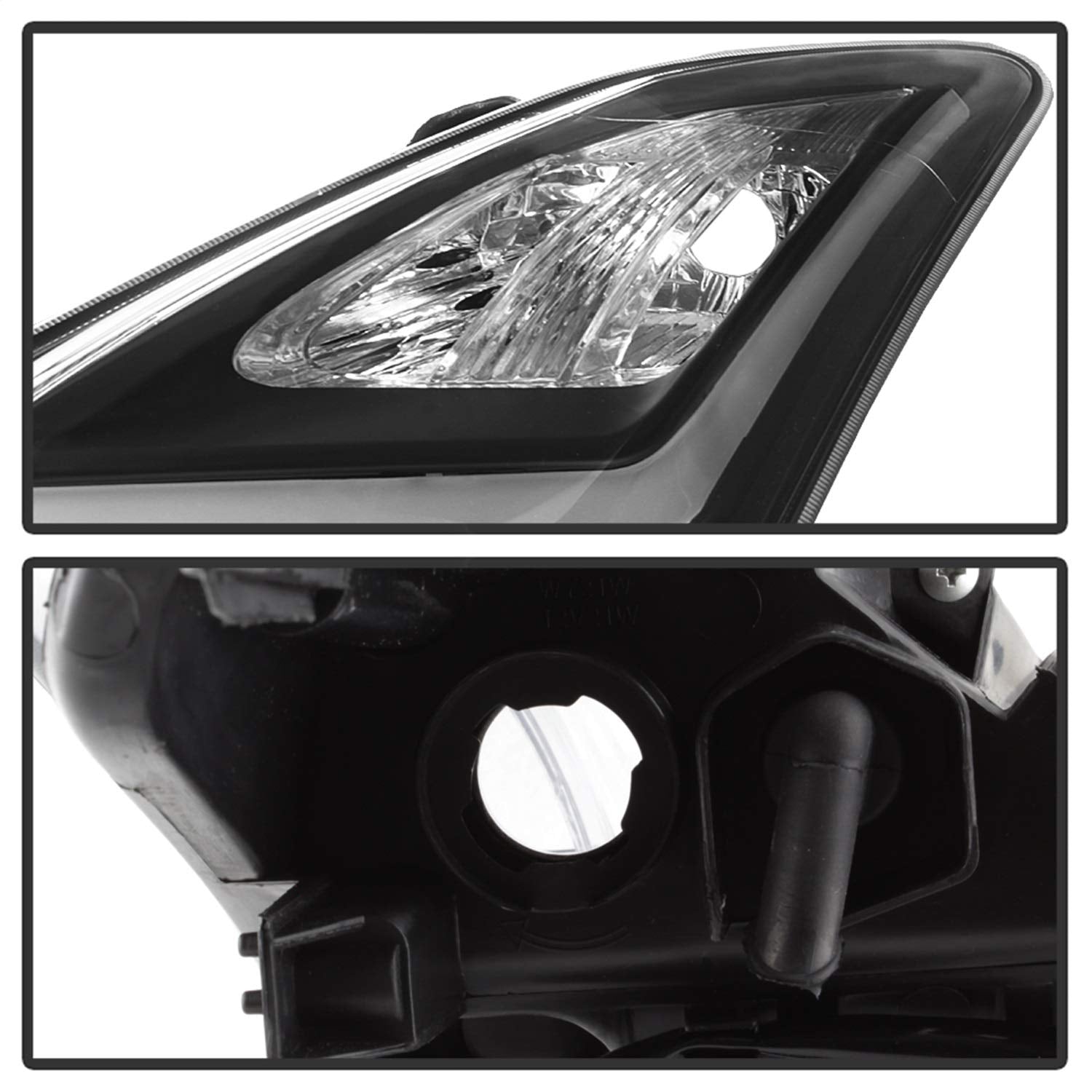 Spyder Projector Headlight Xtune PRO-JH-IG3708-2D-LB-BK, 1 Pack