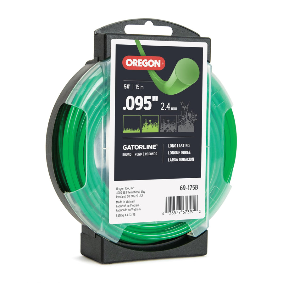 Oregon Round Gatorline Weed Wacker/String Trimmer Line, .095 in. by 50 FT