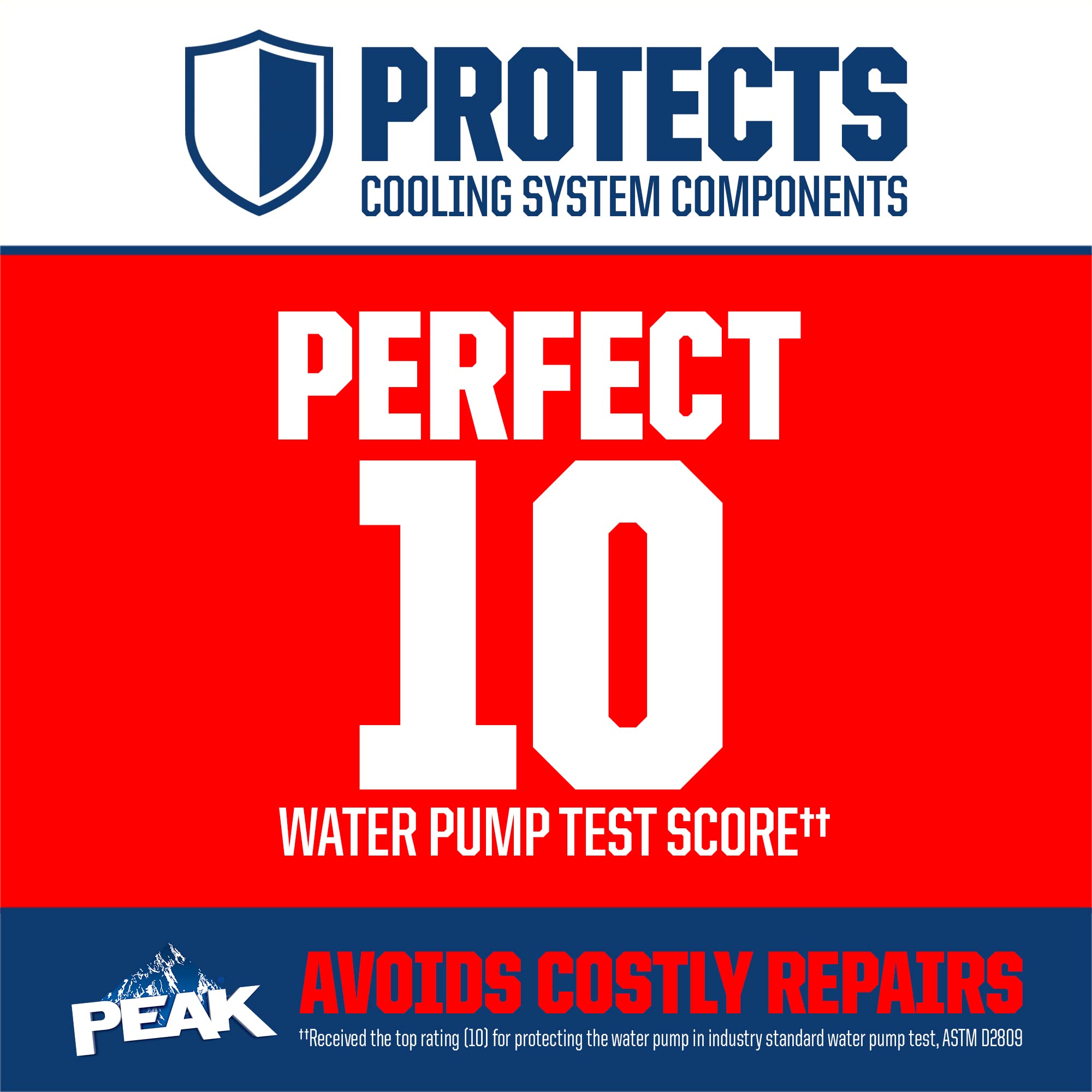 Antifreeze and Coolant PEAK Concentrate for All Engine Cooling Systems