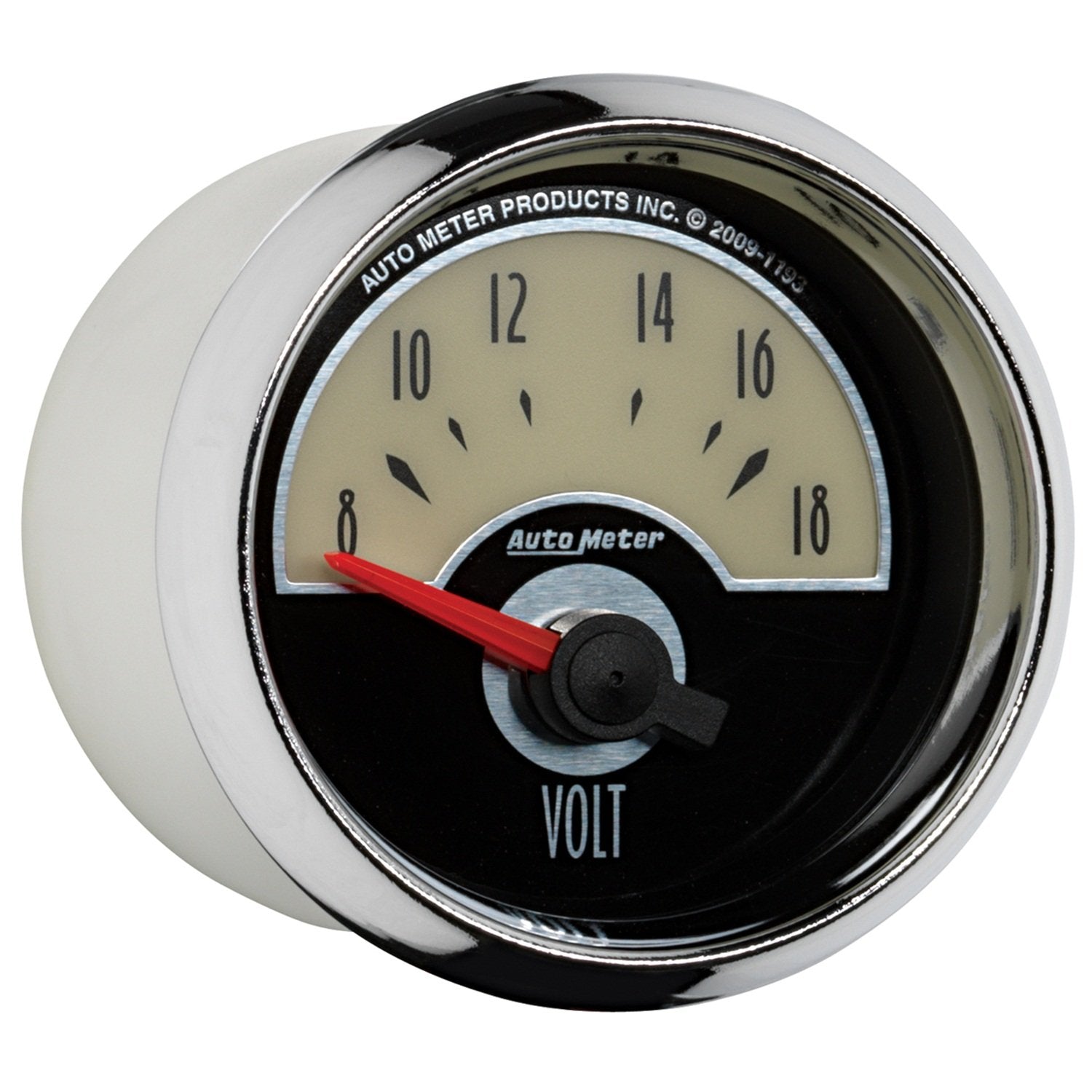 Auto Meter Cruiser 2-1/16" 8-18 Volts Short Sweep Electric Voltmeter Gauge 1193