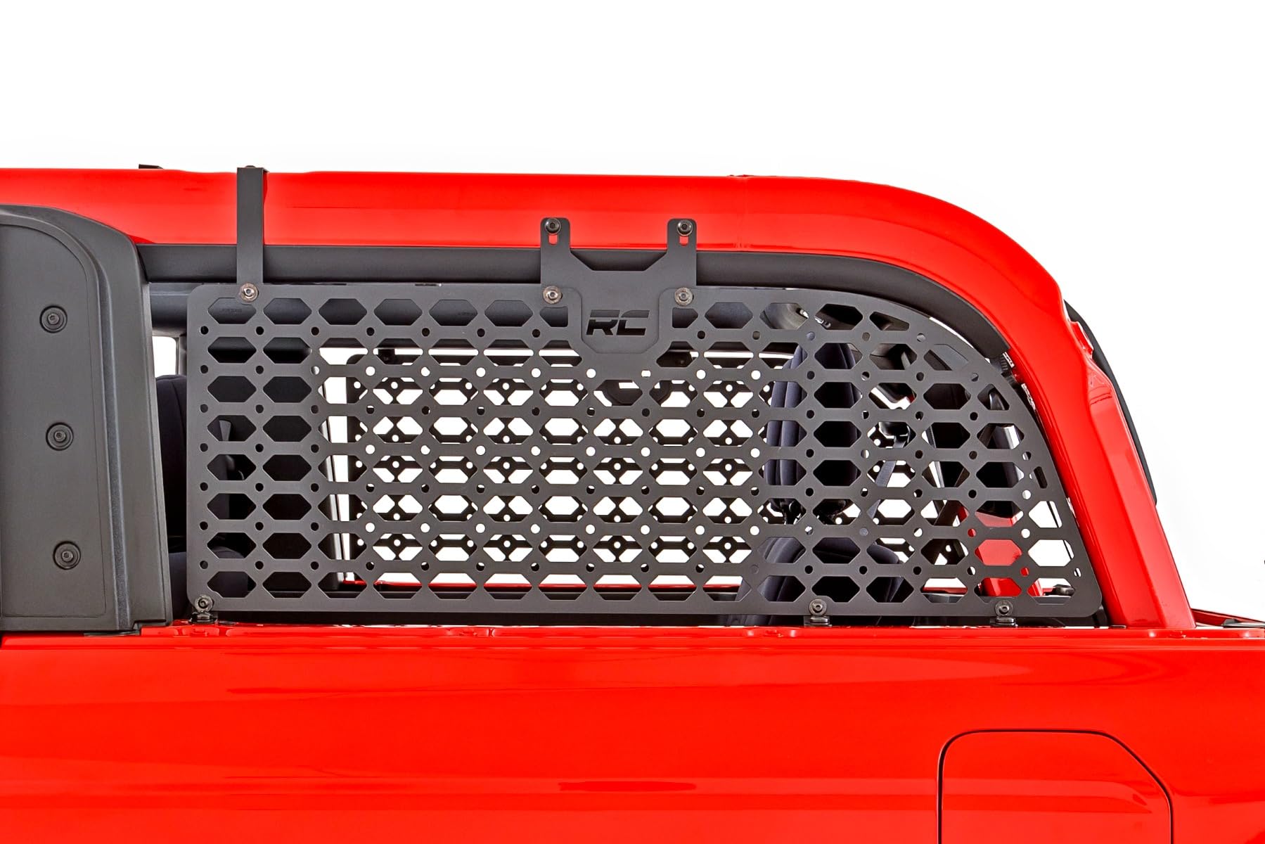 Rough Country Molle Mounting System Side Window for Ford Bronco (2021-2025) 2-Door - Durable Steel Panel for Secure Gear Storage, Easy to Install