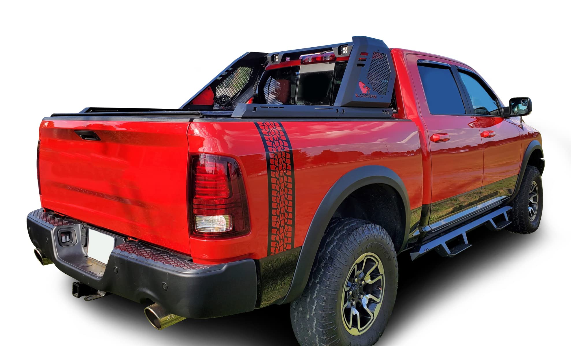 Vigor Roll Bar Black Horse Off Road Modular Compatible with 07-23 Silverado 1500|2007-2023 GMC Sierra 1500,Toyota Tundra-VIRB02B|2009-2010 Dodge Ram1500|2011-2023 Ram1500|2009-2023 Ford F-150