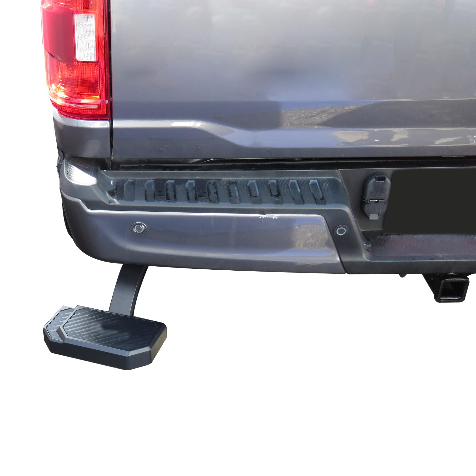 Retractable Black Horse Truck Bed Corner Step Compatible with 2021-2024 Ford F-150 |2022-2023 Ford F-150 Lightning EV -TBCFO21