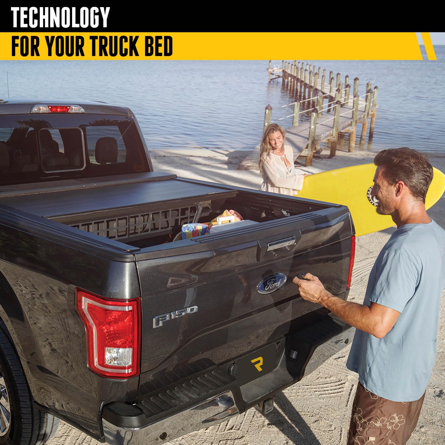 Roll-N-Lock E-Series Retractable Truck Bed Tonneau Cover | RC226E | Fits 2020 - 2025 Chevy/GMC Silverado/Sierra 2500/3500HD 6' 10" Bed (82.2")