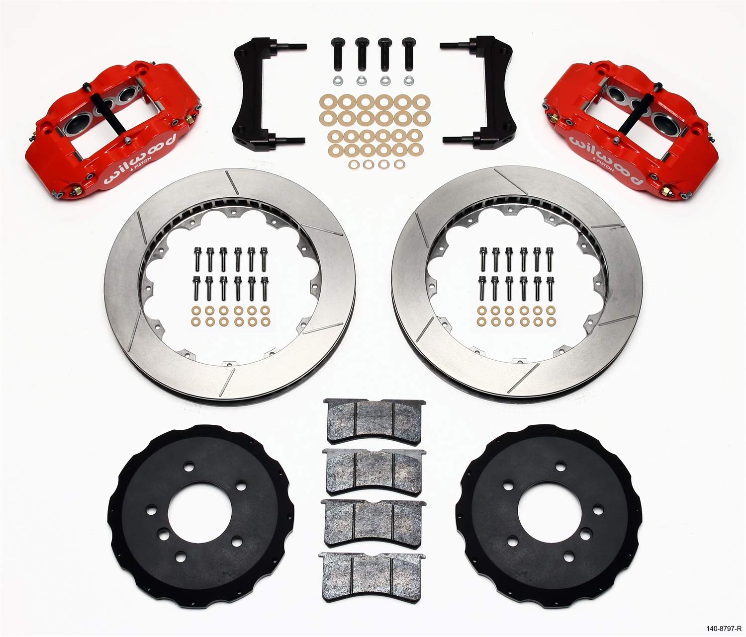 Front Hat Kit FNSL6R, 13.06", Red