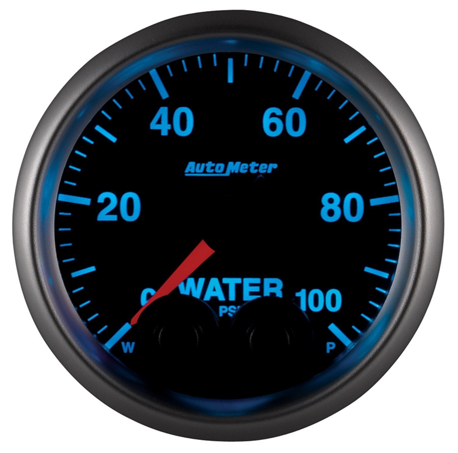 Gauge, AutoMeter 5668-05702 Waterp, 2 1/16", 100Psi, Stepper Motor W/Pk & Wrn, Elite, W/O Pro-Control