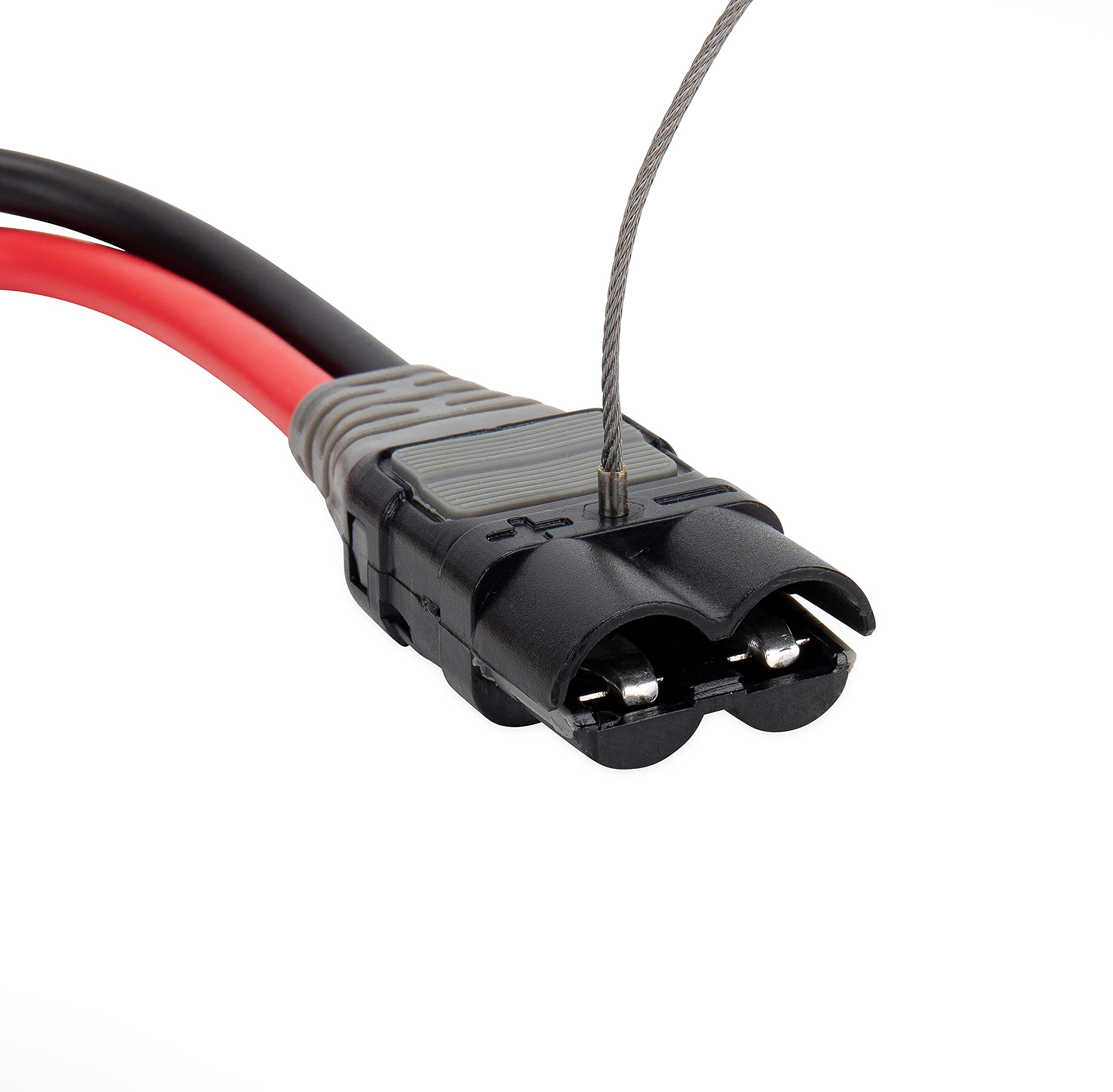 Camco Trac Outdoors High-Current Connector Kit, 8 Gauge | Upgrade High-Current Your Trolling Motor Connectors to 12V or 24V Power | for 60 Amp 12/24/36V Power (69441), Black