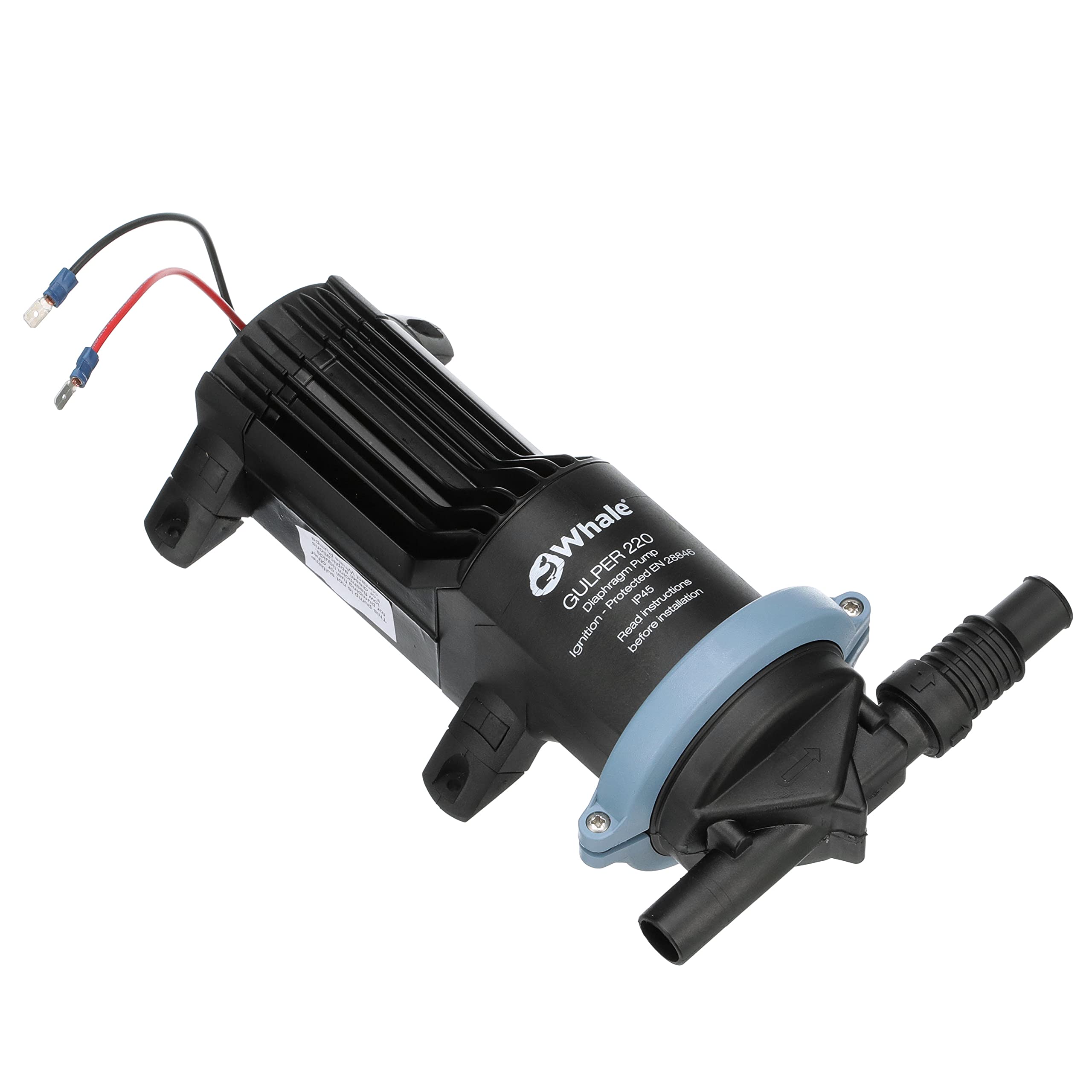 Whale Gulper 220 Pump, BP1554 Manages Gray Waste, 3.5 GPM Flow Rate, 24V DC, ¾-Inch Hose Connections