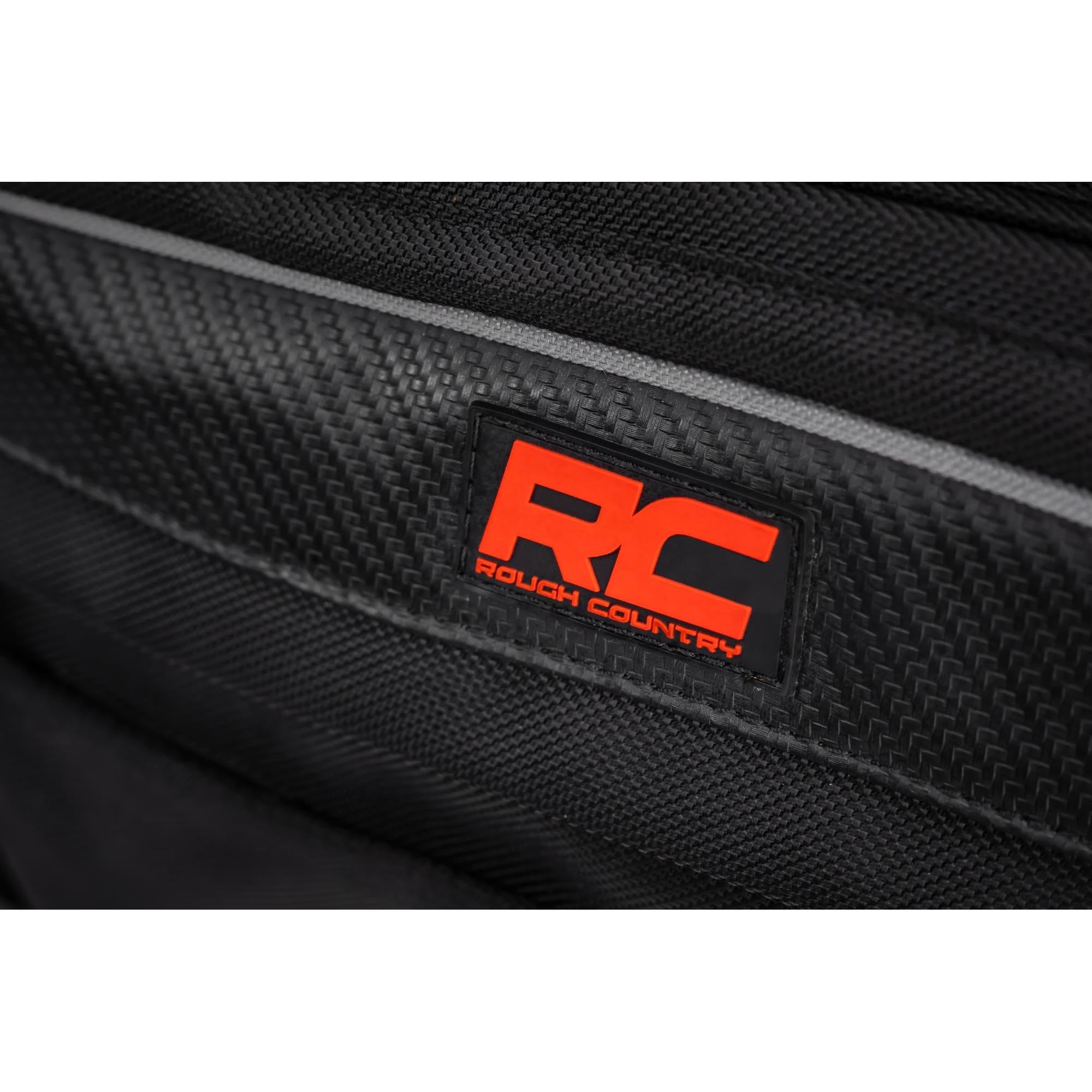 Front Door Storage Bags Rough Country for Polaris RZR XP (2024–2025) – Pair, 1680D Water-Resistant UTV Door Bags w/Knee Pads & Drink Holders
