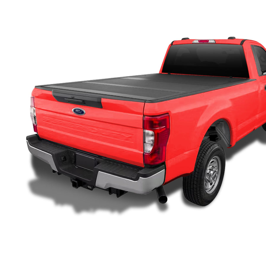 CoveRex TFX Series Armordillo USA Low Profile Hard Tri-Fold Truck Bed Tonneau Cover Fits 2017-2024 Ford F250 / F350 / F450 Superduty 6.75 Ft (81") Bed