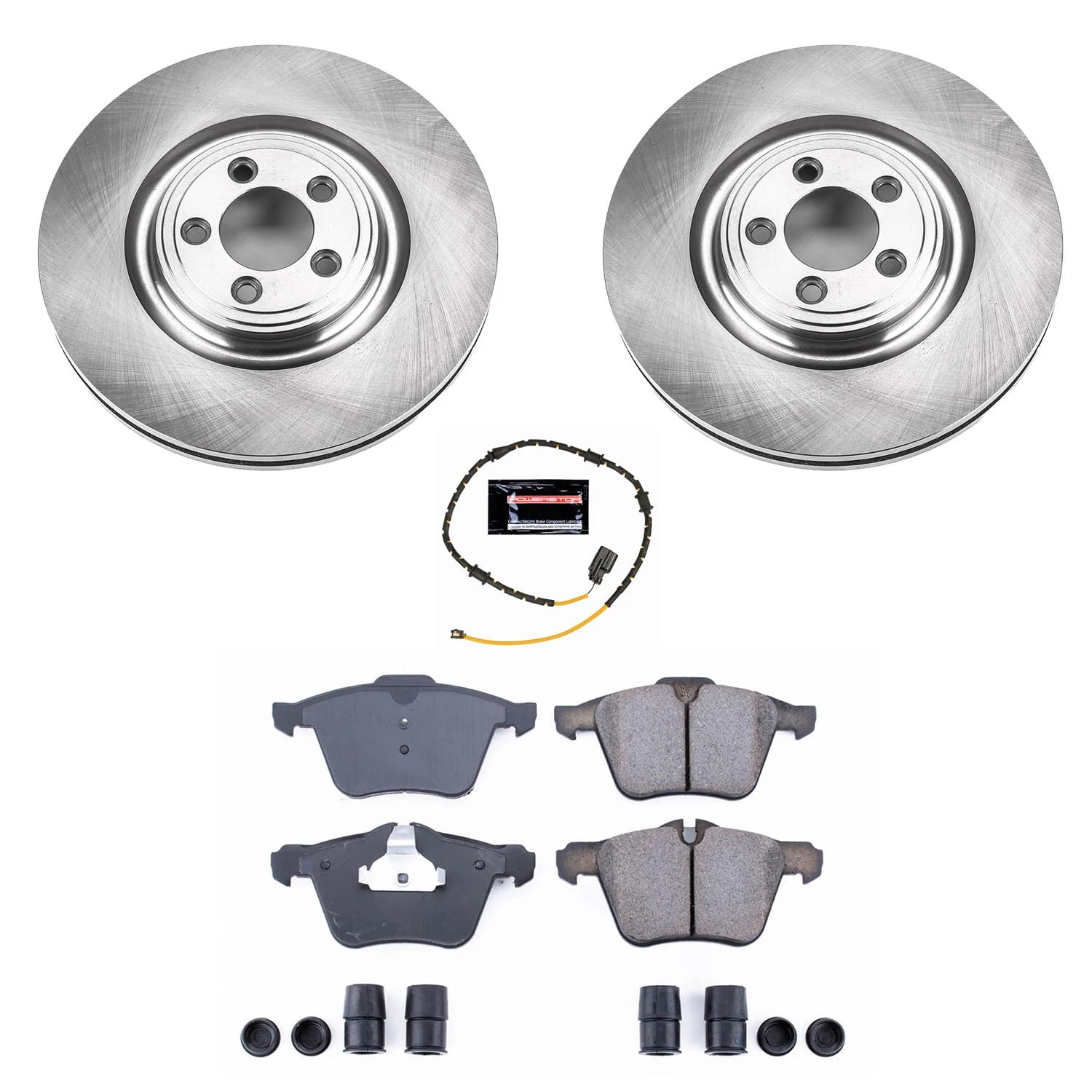 Power Stop Front KOE8035 Replacement Brake Kit For Jaguar XJ 2013-2019 [Model Specific]