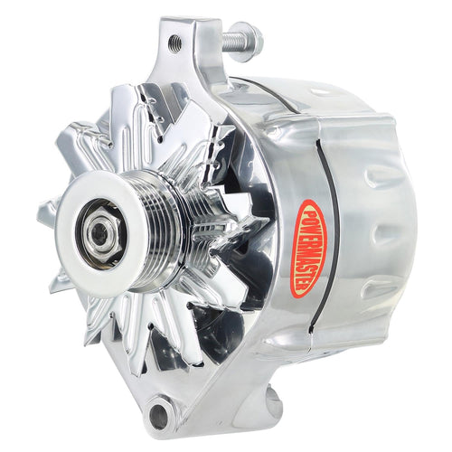Alt Ford Powermaster Upgrade Polish 100A Smooth Look™ 6 grv Pulley 1-Wire