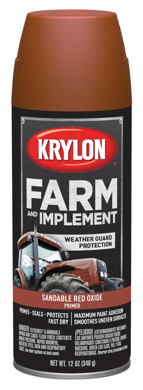 Aerosol Paint Sandable Red Oxide Primer 16 oz.