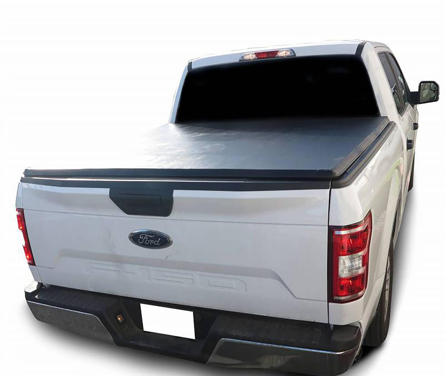 Premier Black Horse Soft Trifold Truck Bed Tonneau Cover Compatible with 2019-2024 Ford Ranger 5.1ft Bed-PRS-FO30
