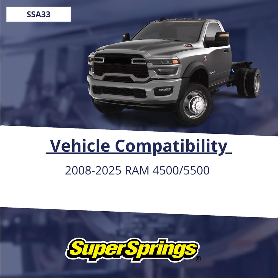 Black SuperSpring SSA33 SuperSprings, 2 Pack