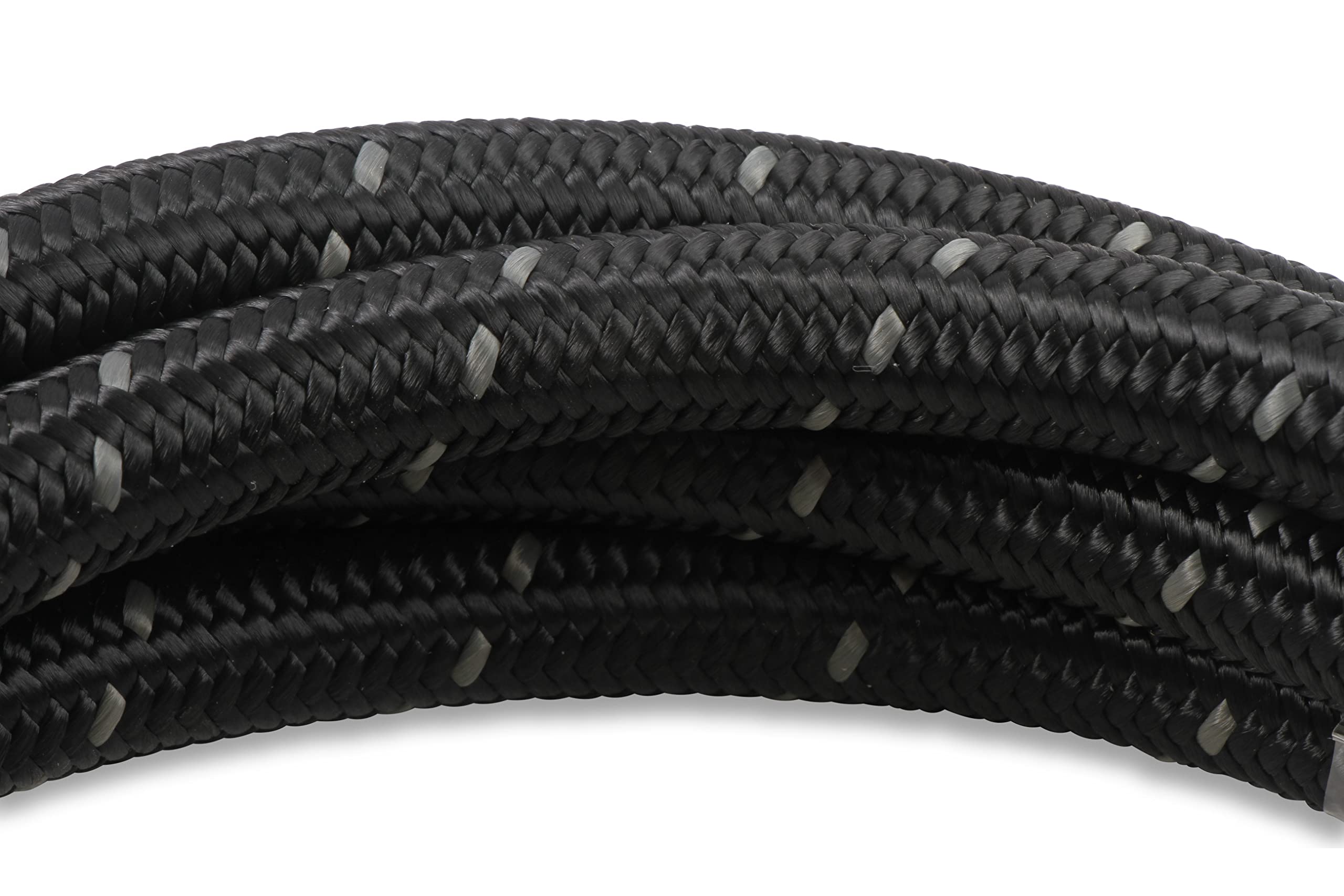 Black Braided Hose Mr. Gasket -6 6 Feet