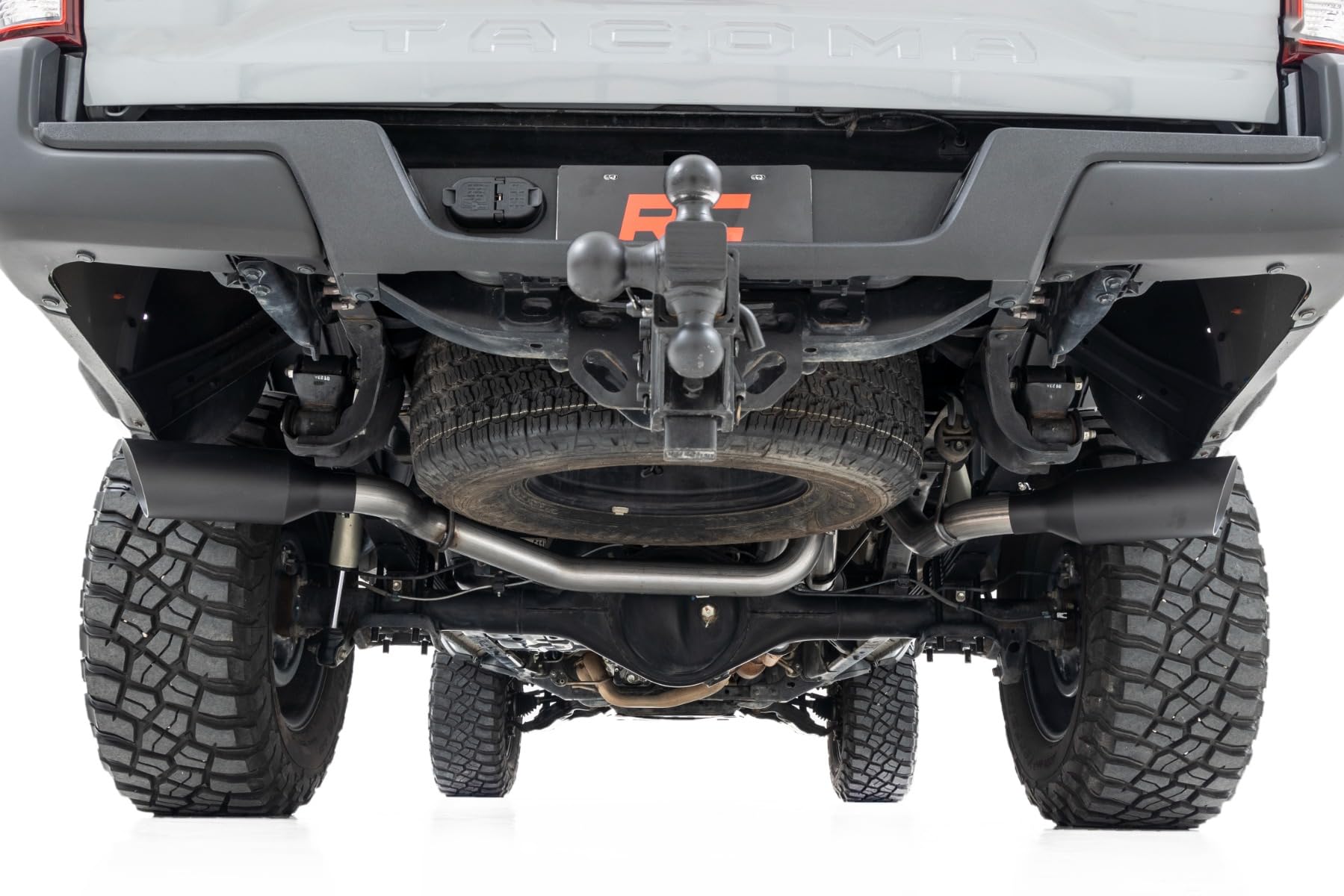 Rough Country Cat-Back Dual Exhaust for 2016-2023 Toyota Tacoma | 3.5L - 96016