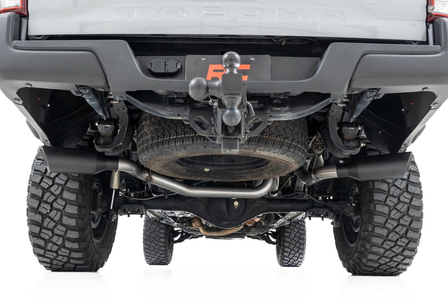 Rough Country Cat-Back Dual Exhaust for 2016-2023 Toyota Tacoma | 3.5L - 96016