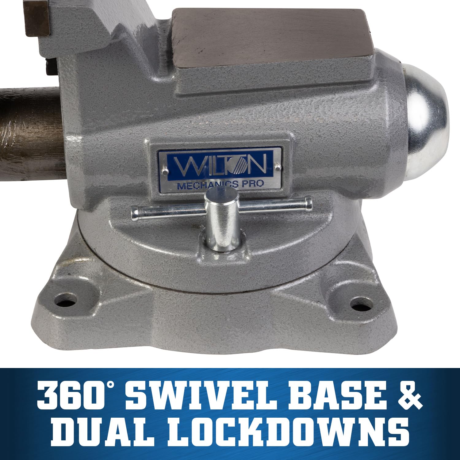 Wilton Pro Mechanics Bench Vise, 5-1/2" Jaw Width, 5" Jaw Opening, 3-5/8" Throat (Model 855M)