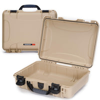 NANUK Waterproof Hard Case 910 – 14.3” x 11.1” x 4.7”, Protective Case for Camera, Electronics & Gear – Impact-Resistant, Dustproof, Airline Carry-On Approved – Made in Canada, Tan