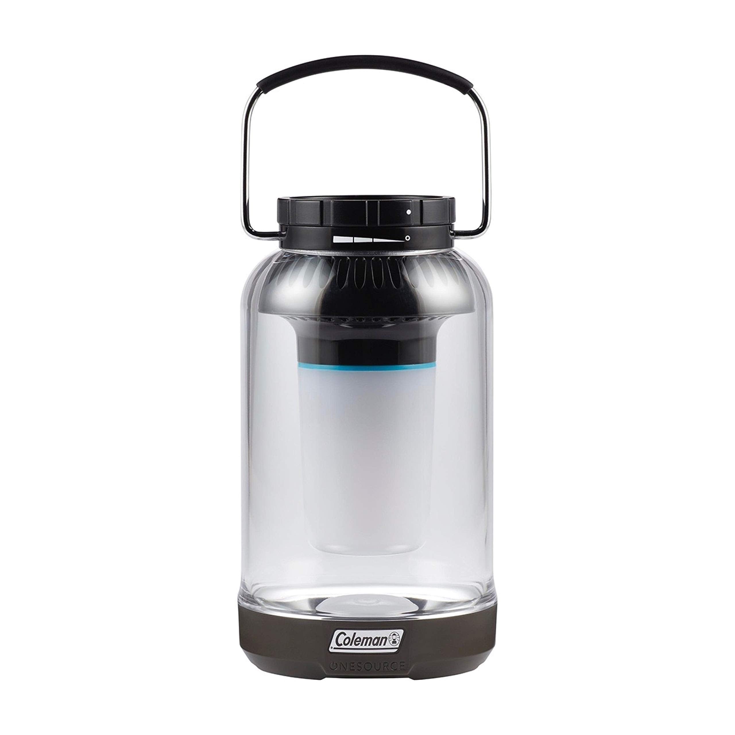 Coleman Rechargeable OneSource Camping Lights, High to Low Adjustable Beam, Durable & Waterproof, Ideal for Emergency, Survival and Outdoor Activities