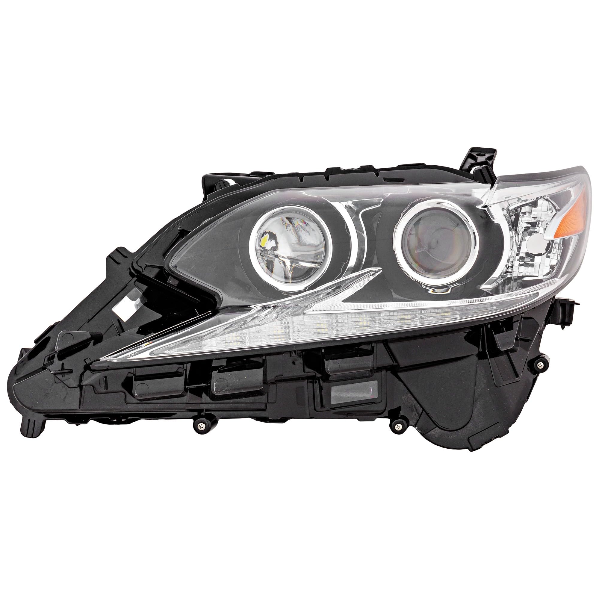 Headlight for Lexus ES300H/ES350 2016-2017, Left (Driver), Go-Parts Lens and Housing, with LED High Beam, Without Adaptive Headlight, Replacement