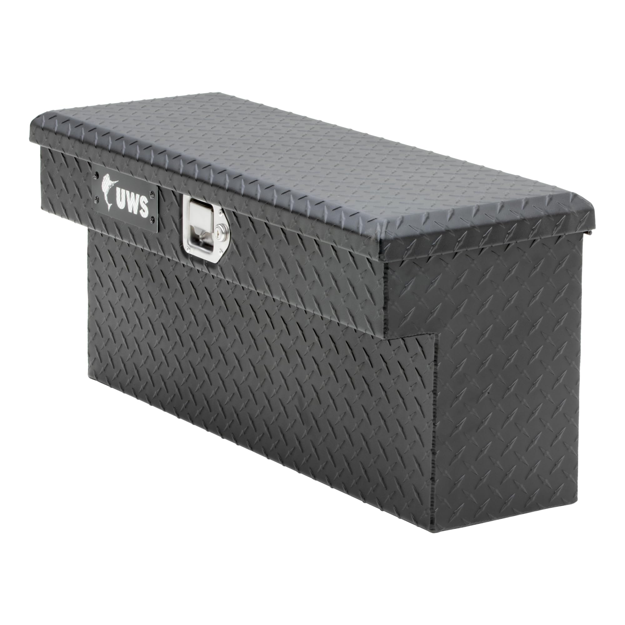 33-Inch UWS EC10993 Matte Black Heavy-Wall Aluminum UTV Side Tool Box for Select Polaris Ranger, RigidCore Lid