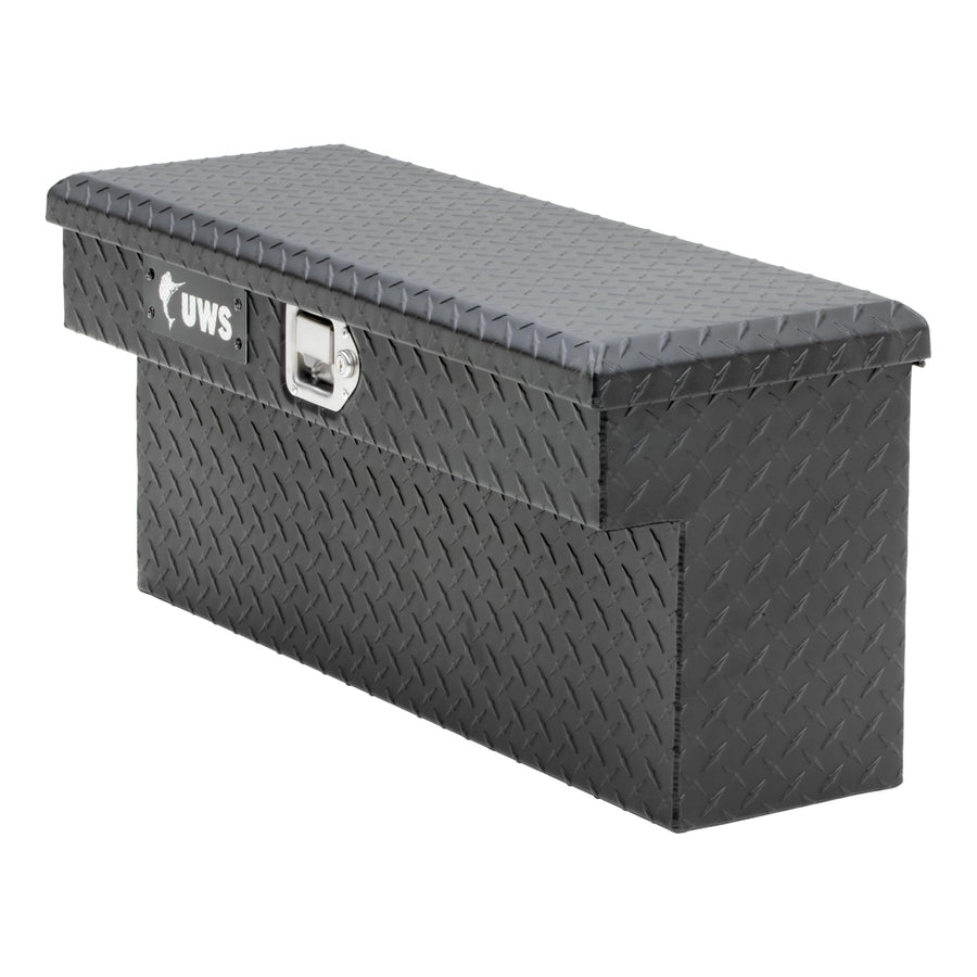 33-Inch UWS EC10993 Matte Black Heavy-Wall Aluminum UTV Side Tool Box for Select Polaris Ranger, RigidCore Lid