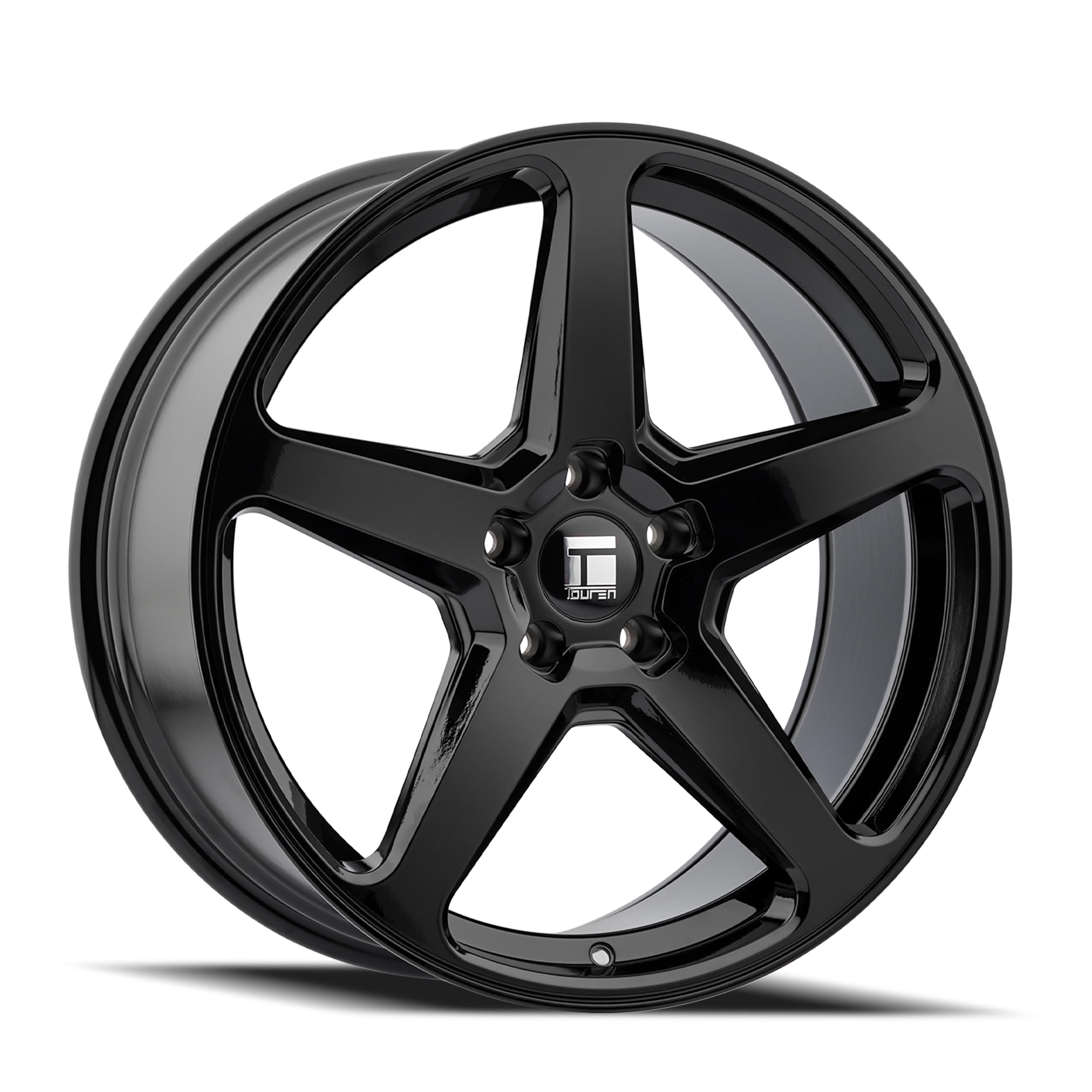 Black Touren Wheel with Glossy (20 x 10. inches /1 x 120 mm, 35 mm Offset)
