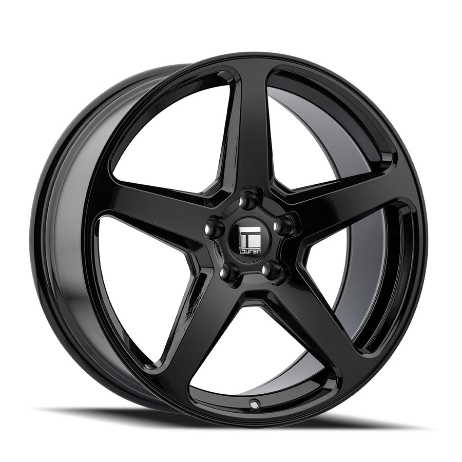 Black Touren Wheel with Glossy (20 x 10. inches /1 x 120 mm, 35 mm Offset)