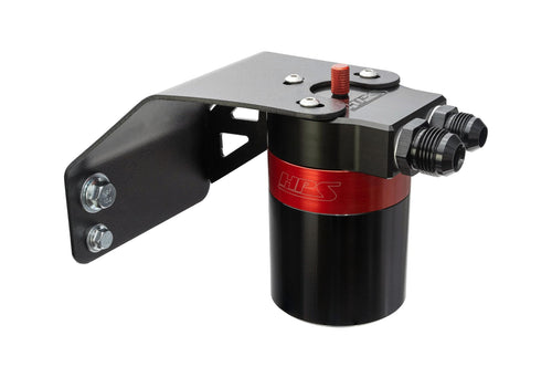 Aluminum HPS Oil Catch Can Kit Compatible for 2008-2014 Subaru WRX 2.5GT 2.5L Turbo, 860-004
