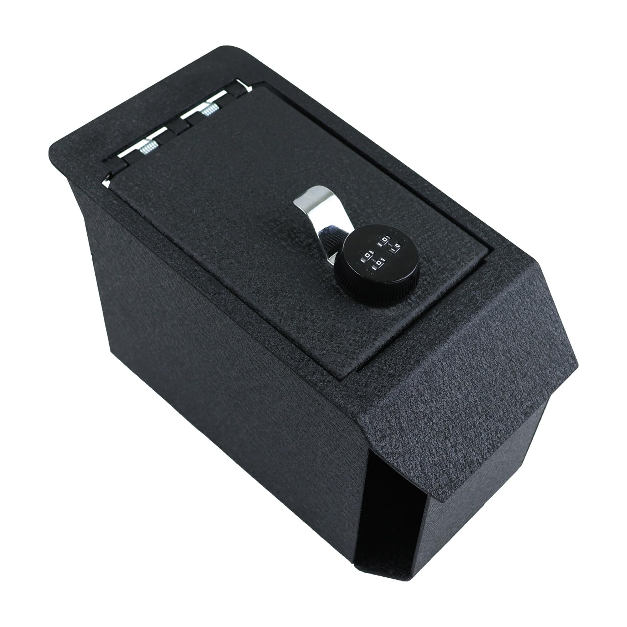 Center Console Safe Black Black Compatible with 2018-2024 Toyota Camry-ASTC18 Horse