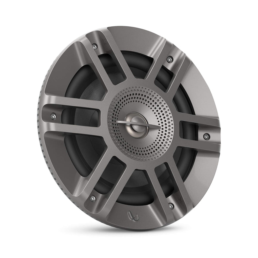 Kappa Marine Infinity KAPPA6125M Titanium 6.5" Premium 2-Way RGB LED Coaxial Speakers