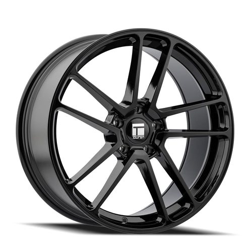 20X9 TOUREN TF97 3297 GLOSS BLACK 5-112 35MM 66.6MM (1) Wheel
