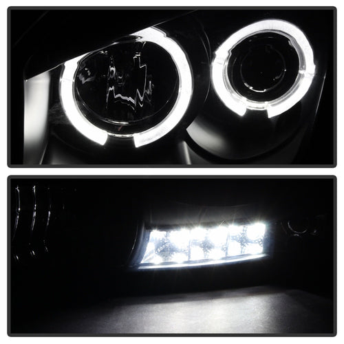 Dodge Ram Spyder Auto PRO-YD-DR06-HL-BSM LED Halo Projector Headlight, black smoke