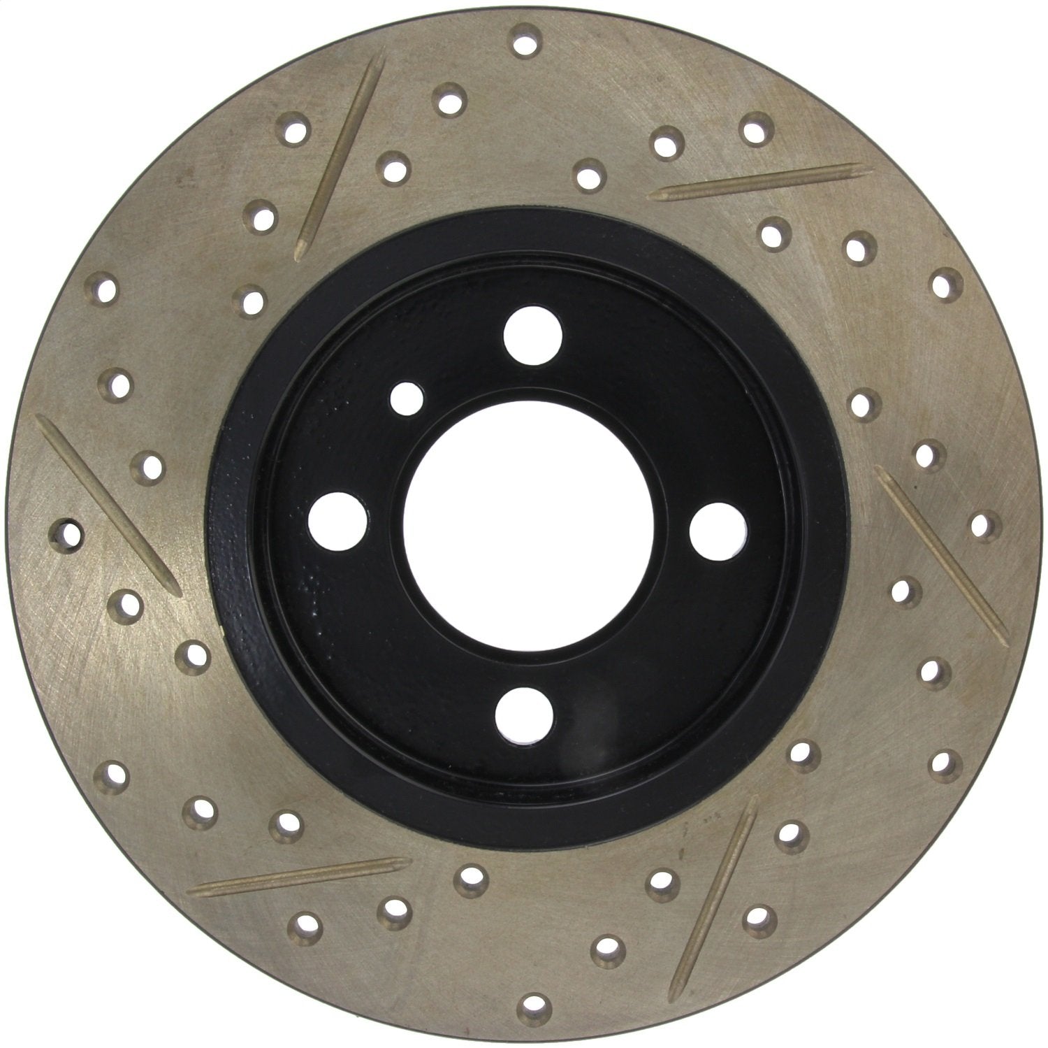 Sport Drilled/Slotted Brake Rotor StopTech 127.34010L (Front Left), 1 Pack