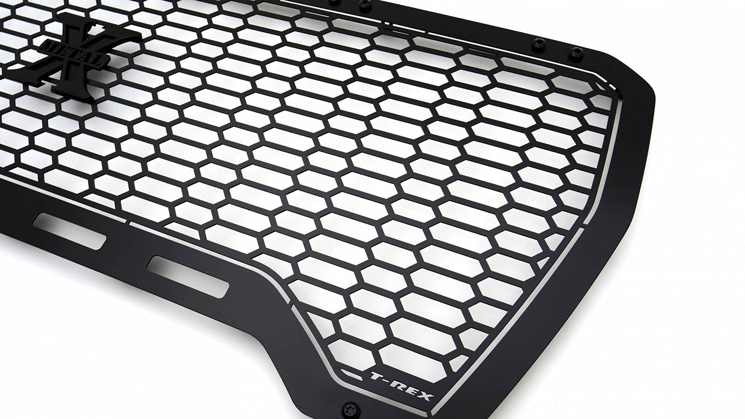 GMC Sierra 1500 Stealth Laser X Grille, 2019-2021, Black, Mild Steel, 1 Pc, Insert - PN #7712271-BR