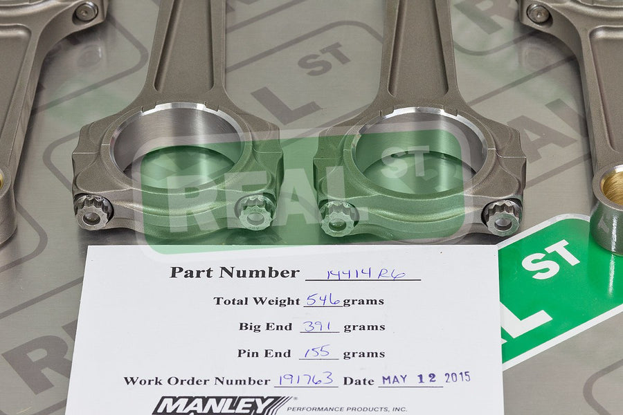 14414R6-4 Manley Connecting Rod Set (94+ Integra GSR 1.8 V-Tech DOHC (B18C) Turbo Tuff Pro Series I Beam), 1 Pack