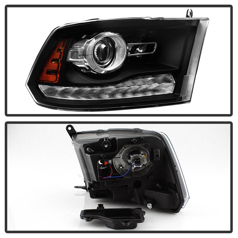 OEM Style Xtune Headlight (HD-JH-DR13-OE-BK) (POE)