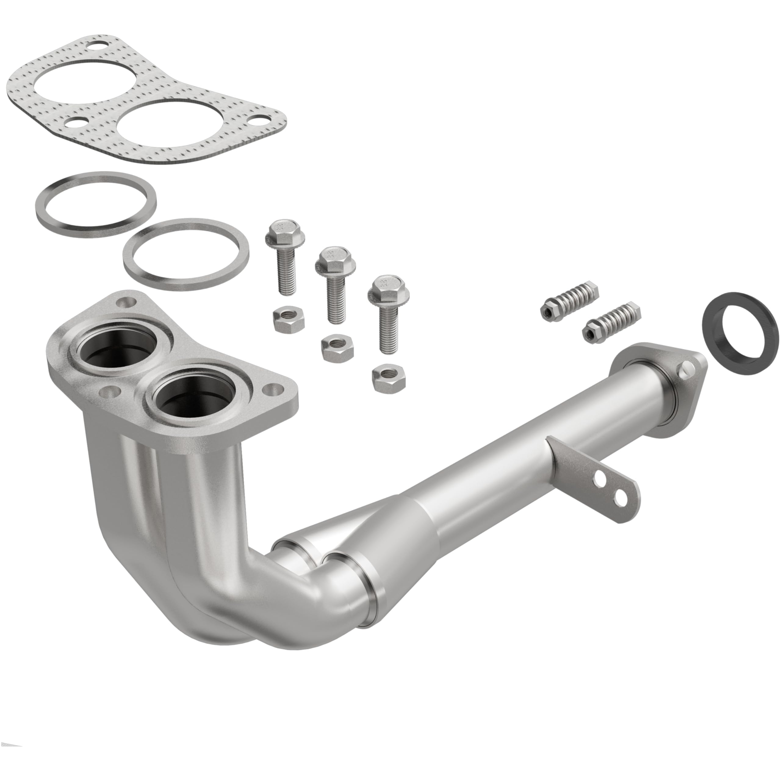 Replacement BRExhaust Front Pipe Kit 107-0014: Direct-Fit, Compatible with 96-00 Civic, EL 1.6L